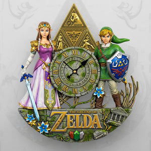 Legendary Hanging Wall Clock Personalized Gifts For Couple 04HUDT241225