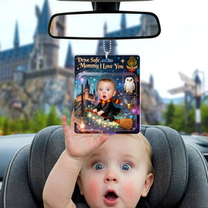 Cute Baby Fantasy Flight Car Ornament - Custom Photo Gifts For Mom 04naqn120326