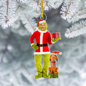Custom Photo Gifts For Christmas Ornament 02hutn141024 - Ornament - GoDuckee