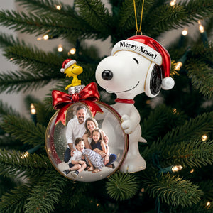 Snow Globe Custom Photo Ornament - Personalized Gift For Family 01PGLU011125