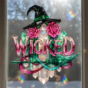 Mystical Witch Suncatcher Ornament - Personalized Gifts For Witch Lovers 04patn271125