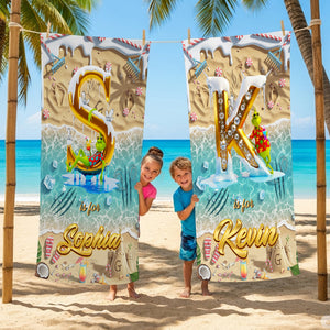 Beach Vibes Towel Personalized Gifts for Fans 01OHDT040825