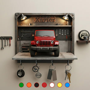 Off-Road Car Acrylic Key Hanger - Personalized Gifts For Off-Road Car Lovers 03kimg181225