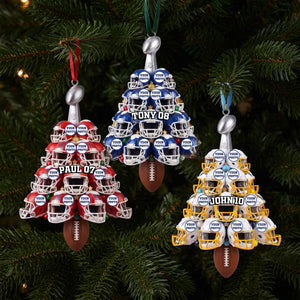 Helmet Christmas Acrylic Ornament - Personalized Gifts For Sport Lovers 02hulu210826