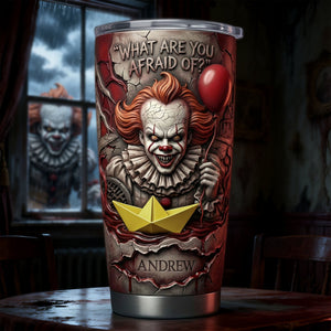 Creepy Clown Horror Tumbler - Personalized Gifts For Horror Lovers 02PALU200126