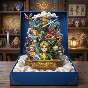 40 Years of Adventure & Courage Shaped Plaque – Personalized Anniversary Gift 01TOTN170326