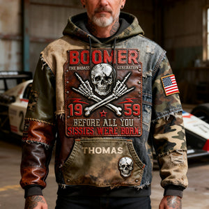 Vintage & Proud Boomer 3D Hoodie - Personalized Gift For Boomer Generation 01NALU240226