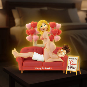 Funny Couple Light Box Personalized Gifts For Couple 02KITA051225