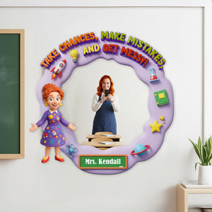 Teacher Custom Shaped Mirror - Personalized Gifts For Teacher 01PGMG260725