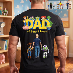 Dad And Kids Memory Shirt Personalized Gifts For Papa 01HUDT270526