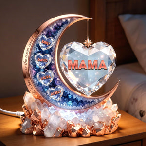 Moon Of Love Mom Acrylic Light Box - Personalized Gifts For Mom 03qhqn160326