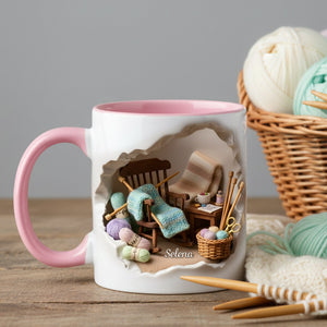 Sewing Coffee Accent Mug - Personalized Gifts For Sewing Lovers 07hylu111225