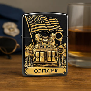 Police Lighter - Personalized Gift For Police Officer 04TOMG310725