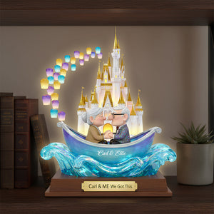 Romantic Castle Light Box Personalized Gifts For Couple 06OHDT271125