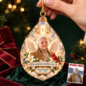 Memorial Heaven Acrylic Ornament - Custom Photo Memorial Gifts 02hadt131026
