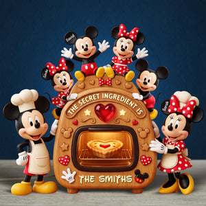 Baking Family Light Box - Personalized Gifts For Family Acrylic Light Box 03PAQN040926