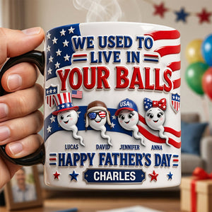USA Sperm Dad Magic Mug - Personalized Gifts For Father's Day Magic Mug 03TYTA290426