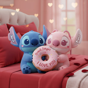 Adorable Tropical Duo Donut Pillow - Personalized Gifts For Couples 04PGLU251125