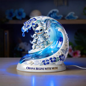 Island Spirit Toile de Jouy Light Box Personalized Gifts For Mom 021PGDH130426