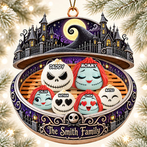 Spooky Dumpling Family Acrylic Ornament - Personalized Christmas Gifts For Family 02ohdt300926