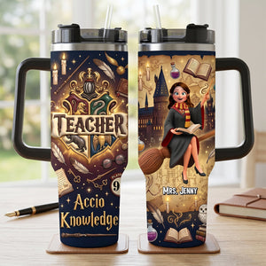 Magical Teacher 40oz Tumbler – Personalized Gifts for Teacher 03natn220626-Homacus