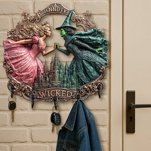 01tgqn180725 Witch Key Hanger - Personalized Gifts