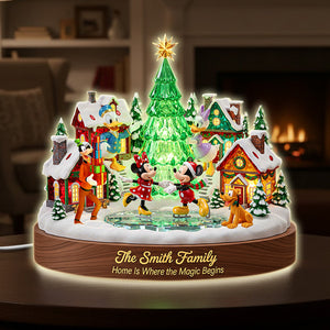 Cute Characters Acrylic Light Box Personalized Christmas Gifts For Family 02pgtn041125
