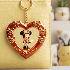 Best Mama Ever Keychain - Personalized Gifts For Mother 04tota100226