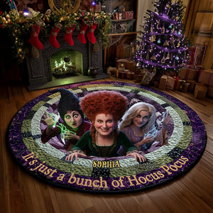 Personalized Christmas Gifts For Movie Fans Quilted Round Mat 03tgtn011025