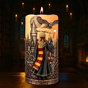 Starry Spellbound Castle LED Candle - Personalized Gifts For Fantasy Lovers 01NALU250825