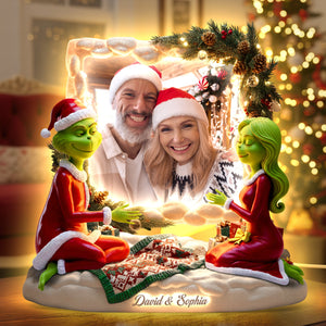 Cozy Holiday Acrylic Light Box - Custom Photo Gifts For Family 05PAQN071125