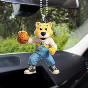 Basketball Car Ornament - Personalized Gifts For Basketball Lover 04HUPU140725-Homacus