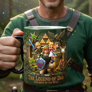 The Legend Of Dad Magic Mug - Personalized Gifts For Dad 02TYQN050526