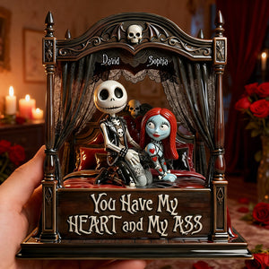 Funny Couple Acrylic Plaque - Personalized Gifts For Couple 05TGDT300126