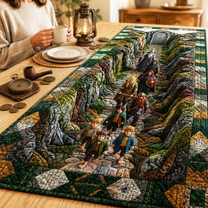 Epic High-Fantasy World Quilted Table Runner - Personalized Gifts 01hudt120826