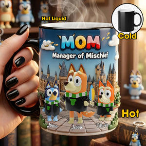 Fantasy Adventure Mom & Kids Heat Changing Mug - Personalized Gift For Moms 03huta250426