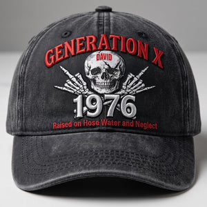 Vintage Generation X Personalized Classic Cap 02NAQN300626