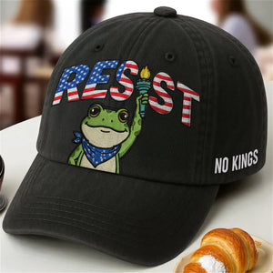 Resist Frog Wash Cap – Stand for Liberty, No Kings 04paqn281025