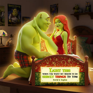 Naughty Couple Acrylic Light Box - Personalized Gifts For Couples 02KILU061125