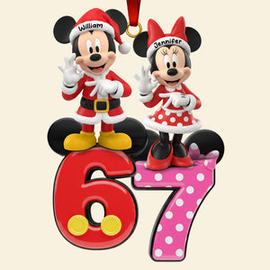 Funny Holiday Acrylic Ornament - Personalized Gifts For Couple 03naqn191125