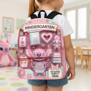 Personalized Gifts For Kids Backpack, Cute Alien 02TGMG260725