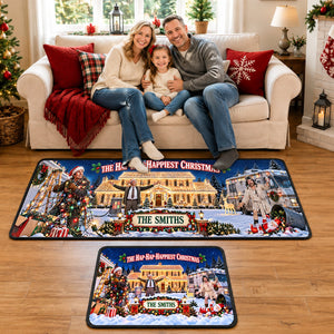 The Happiest Christmas Runner Rug - Personalized Funny Gifts For Movie Lovers 05haqn240926