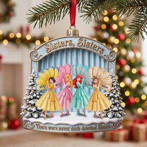 Sisters Christmas Ornament - Personalized Gifts For Christmas 02natn161026