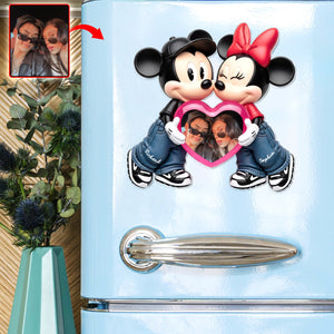 Romantic Couple Fridge Magnet - Custom Photo Gifts For Couples 05PGQN241125