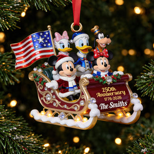 Patriotic Family Christmas Ornament - Personalized Gifts For Family 09pgdt131026