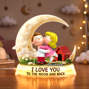 Sweet Kissing Couple Light Box - Personalized Gift For Couples 02TODH270726