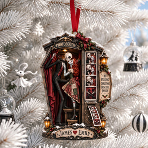 Spooky Couple Acrylic Ornament - Personalized Christmas Gifts For Couple 04halu210926