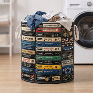 Oasis Quilted Laundry Basket - Personalized Gifts 03hudh100726