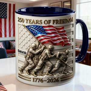 Veteran Anniversary Coffee Accent Mug - Personalized Gifts For Veteran Coffee Mug 05PALU290126