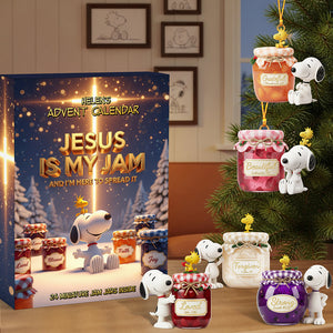 Jesus Is My Jam Advent Calendar Custom Acrylic Blind Box, Personalized Gifts For Christmas 02pgta011125